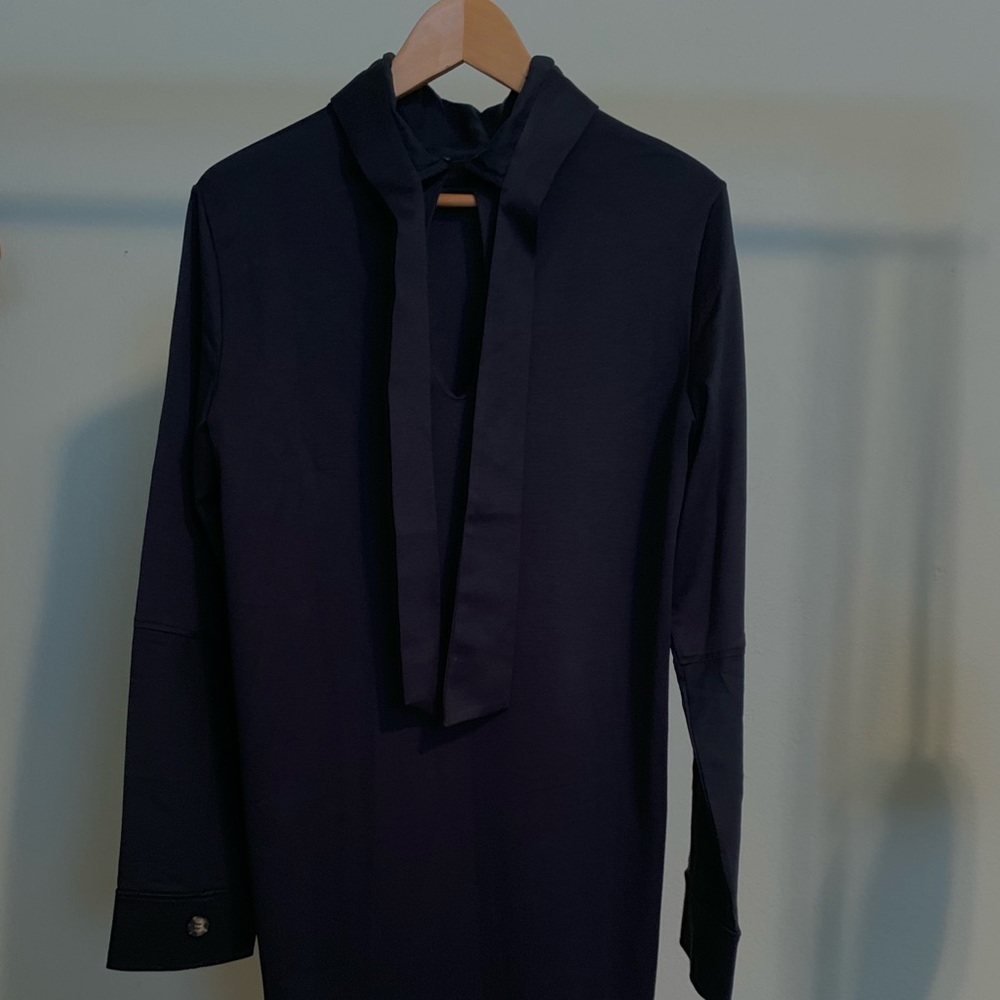 *BRAND NEW* COS Woven-Paneled Jersey Dress